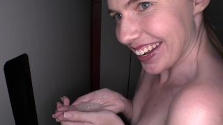 Cum Loving Gloryhole Wife
